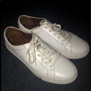 New Republic White Kurt Leather Sneakers
